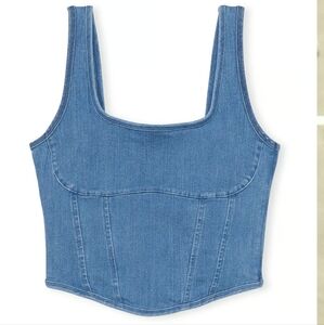 Denim Blue Women's Top